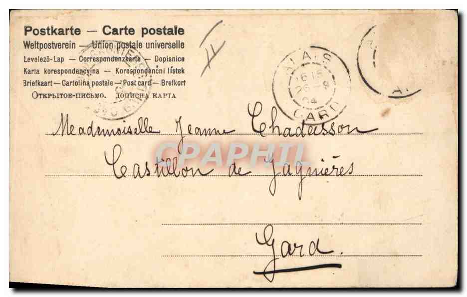 CPA Fantaisie Bonhomme de neige Enfants  — Rückseite
