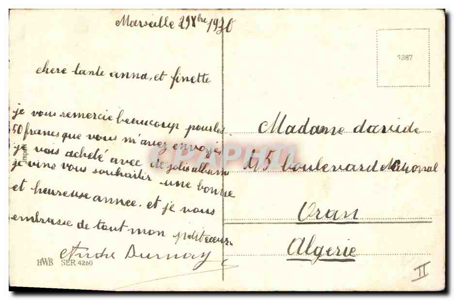 CPA Fantaisie Bonhomme de neige Bonen annee Fer a cheval  — Rückseite