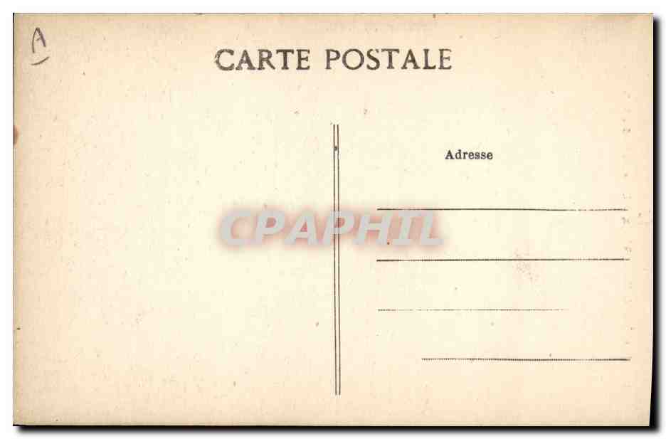 CPA Folklore Jeune fille de Saint Thois  — Verso