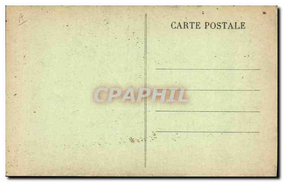 CPA Folklore Ancien costume de Concarneau  — Verso