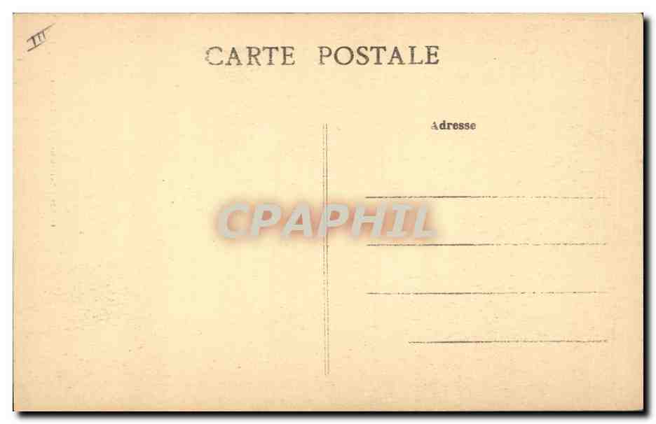 CPA Folklore Vieux type de Plougastel Daoulas  — Verso