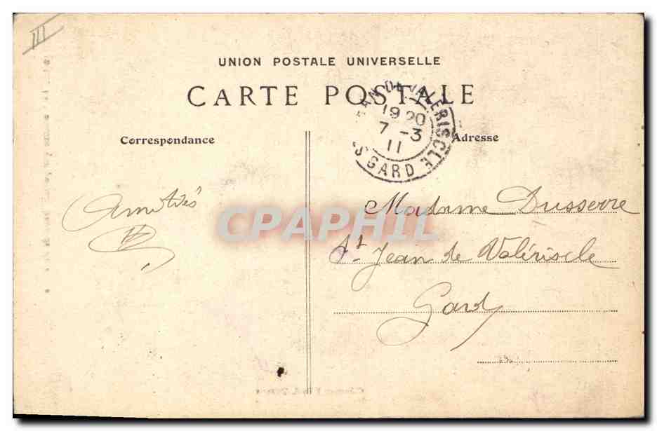 CPA Folklore Le costume que portait Anne de Bretagne  — Verso
