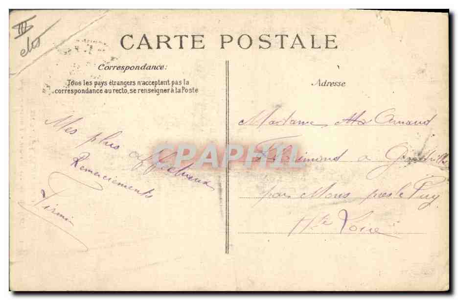 CPA Folklore Enfants Les petits fiances bretons Tendres supplications  — Verso