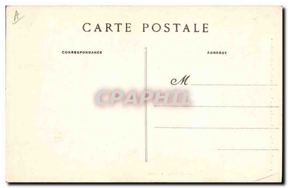 CPA Folklore Jeune fille de Pont Aven  — Verso