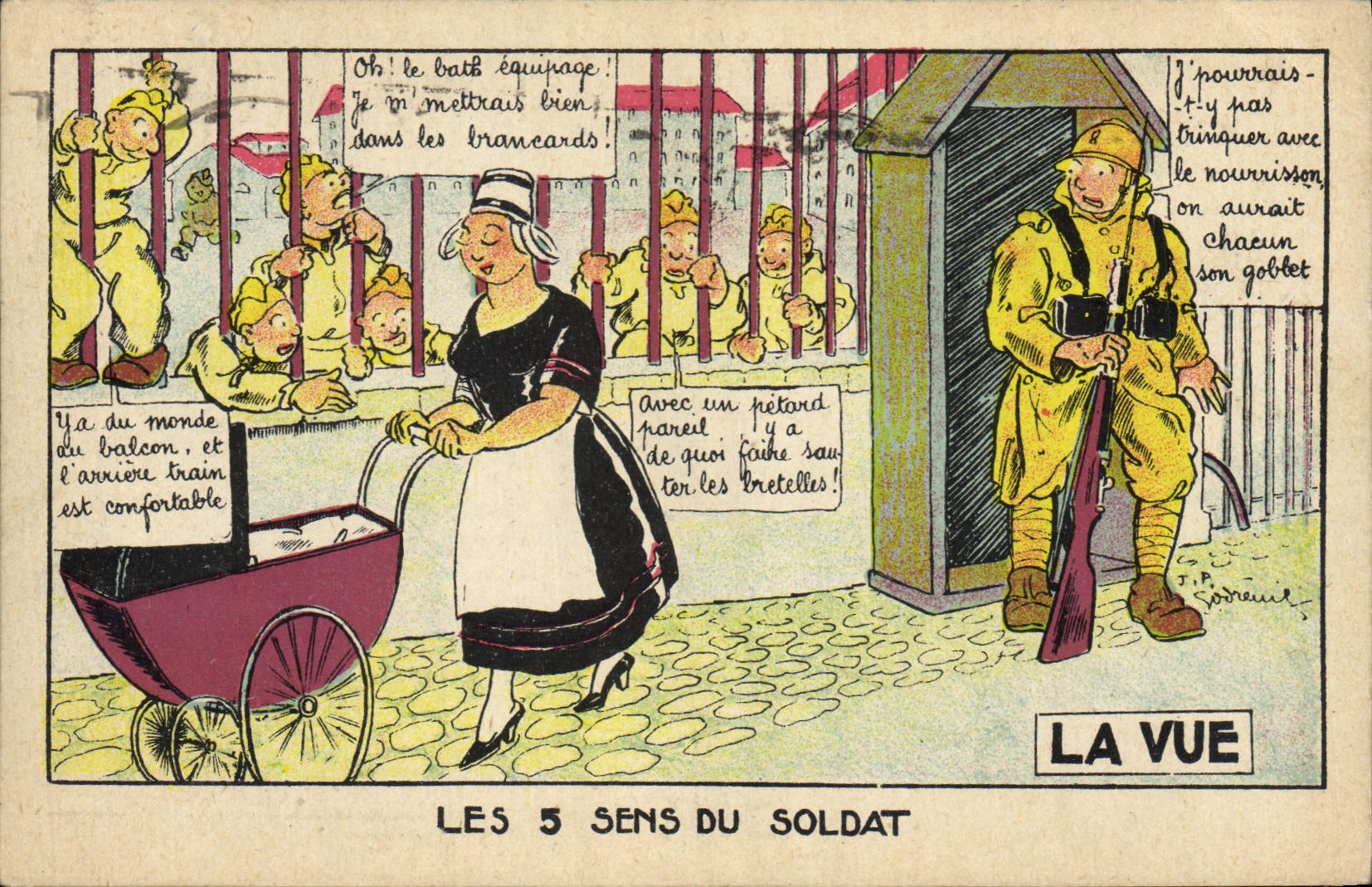 Les 5 sens du soldat — T.P. Gobrueil — La Vue