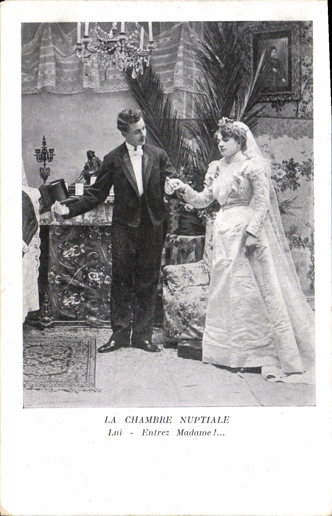 La Chambre Nuptiale — scène de théâtre — éditeur non visible, série H