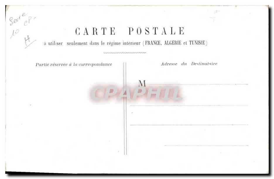 La Chambre Nuptiale — scène de théâtre — éditeur non visible, série H — Verso