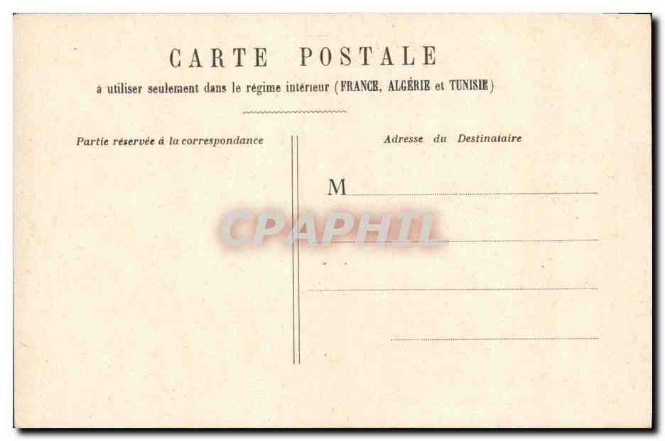 CPA Fantaisie Femme Mariage  — Verso