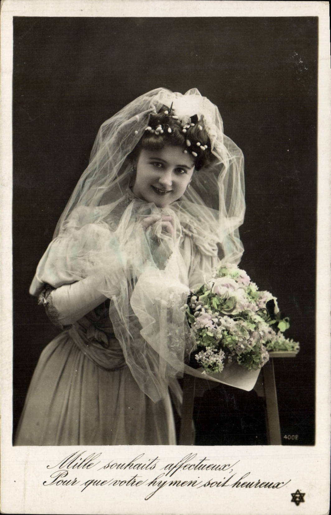 CPA Fantaisie Femme Mariage 