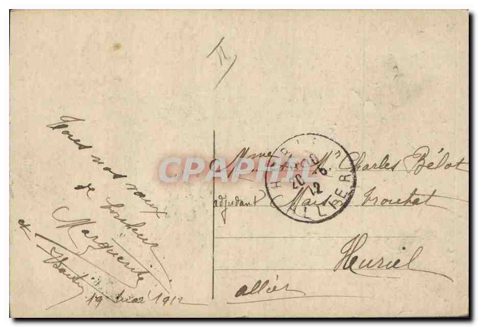 CPA Fantaisie Femme Mariage  — Rückseite