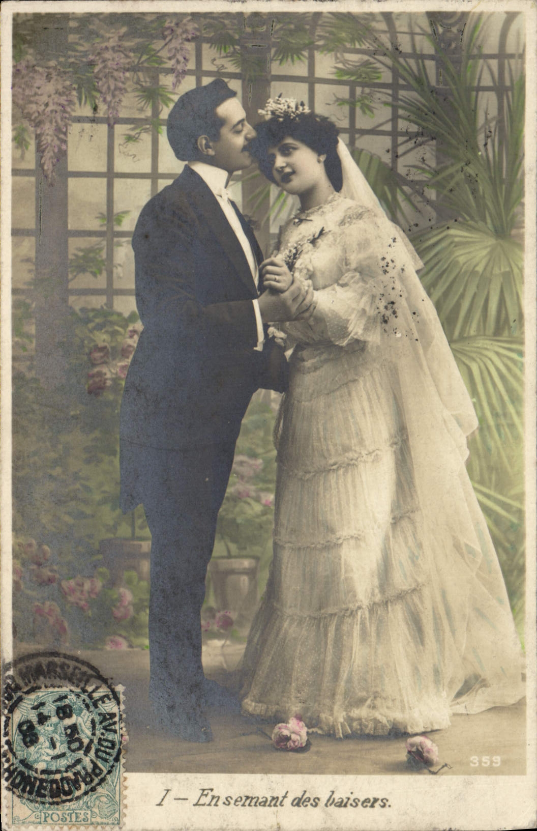 CPA Fantaisie Femme Mariage 