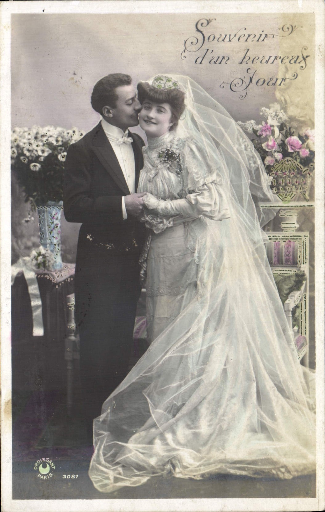 CPA Fantaisie Femme Mariage 
