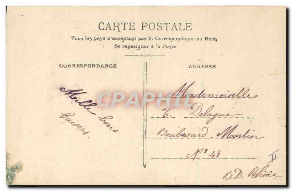 CPA Fantaisie Enfants Mariage  — Rückseite