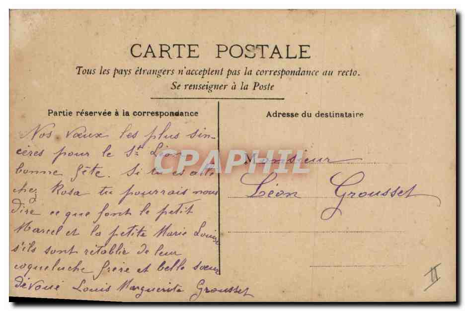Jeunes mariés — Cercle — n° 4234 — Rückseite