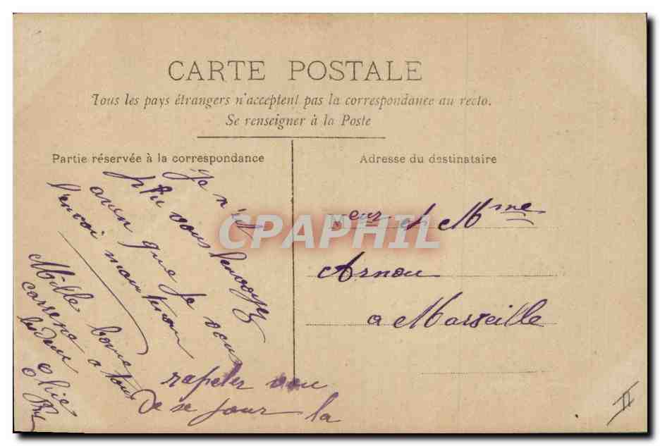 CPA Fantaisie Femme Mariage  — Verso