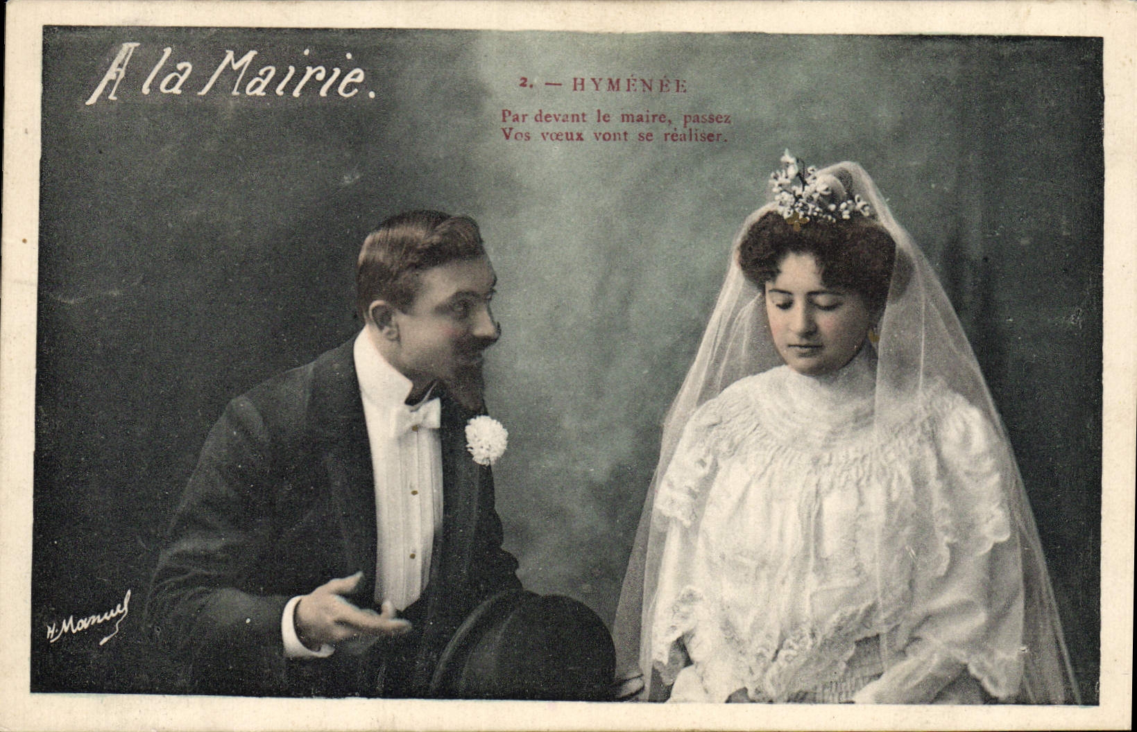 Mariage — Hyménée — H. Manuel, Série N° 2