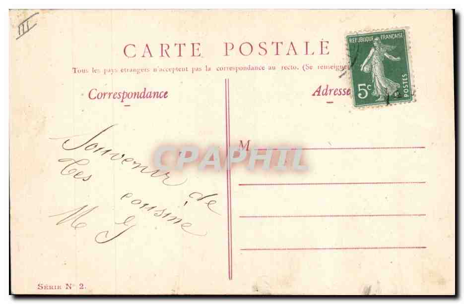 Mariage — Hyménée — H. Manuel, Série N° 2 — Verso
