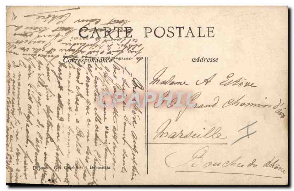 CPA Sabot Fantaisie Enfant Chaussures  — Rückseite
