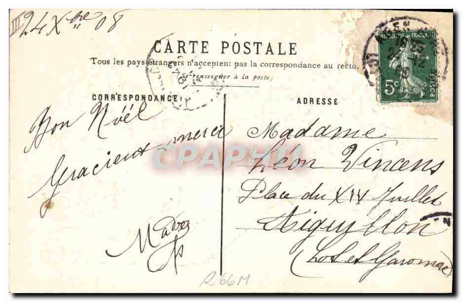 CPA Fantaisie Chaussure Fleurs  — Verso