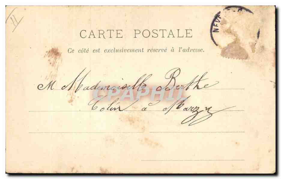 La Repasseuse — scène de vie domestique — éditeur anonyme, n°3 de série — Reverso