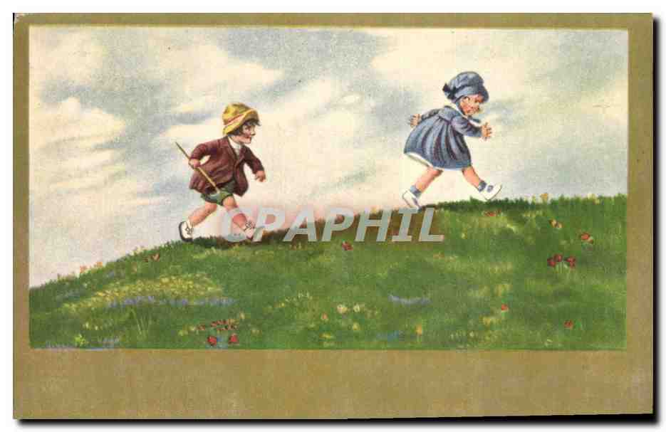 CPA Fantaisie Illustrateur Enfants 