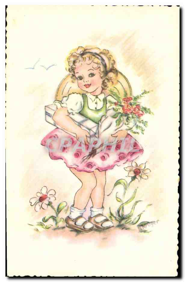 CPA Fantaisie Illustrateur Enfant 