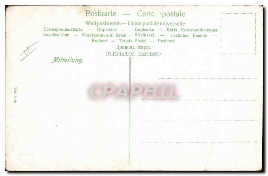 CPA Fantaisie Illustrateur  — Verso