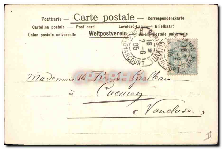 CPA Fantaisie Illustrateur Femme Agneau  — Rückseite