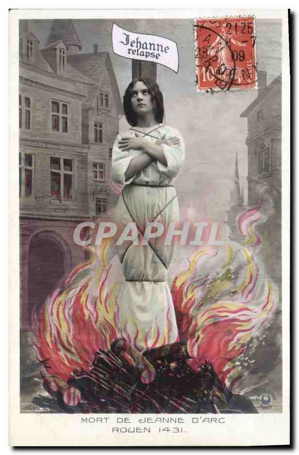 CPA Jeanne d'Arc Mort a Rouen 1431 