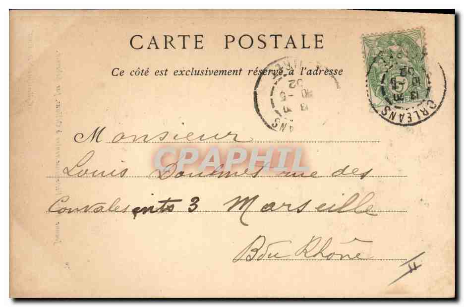 CPA Jeanne d'Arc victorieuse rentre a Orleans par Scherrer  — Rückseite
