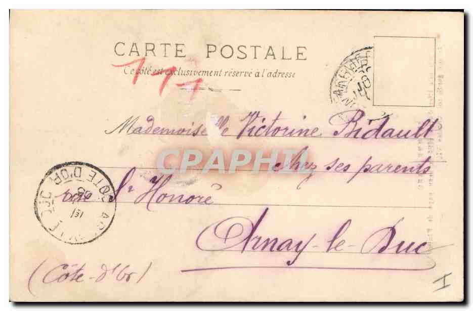 CPA Jeanne d'Arc  — Rückseite