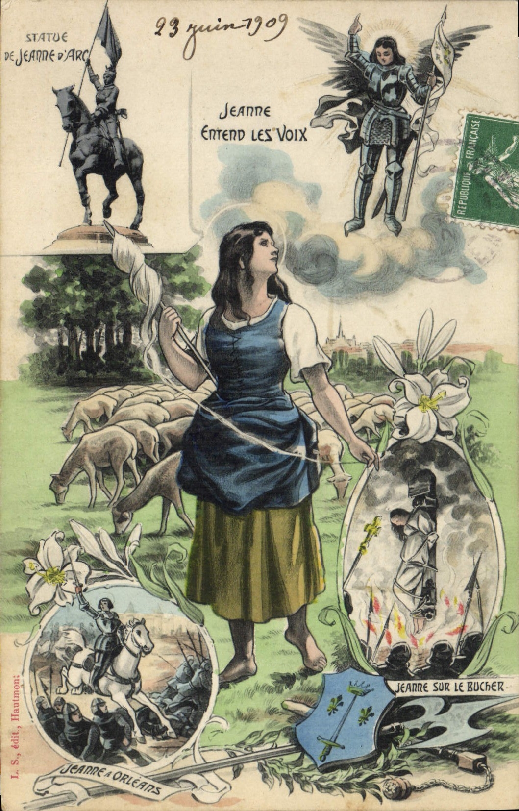 Jeanne d'Arc — Jeanne entend les voix — L. S., édit., Haalmont