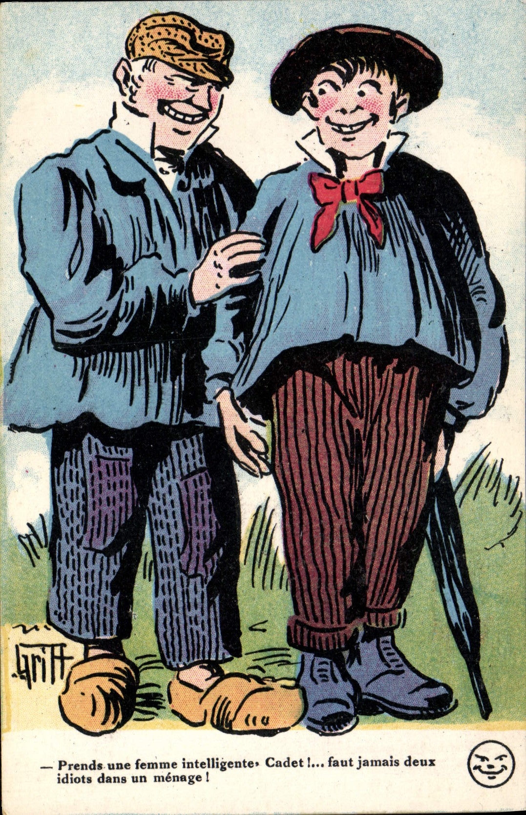 CPA Fantaisie Illustrateur Griff 