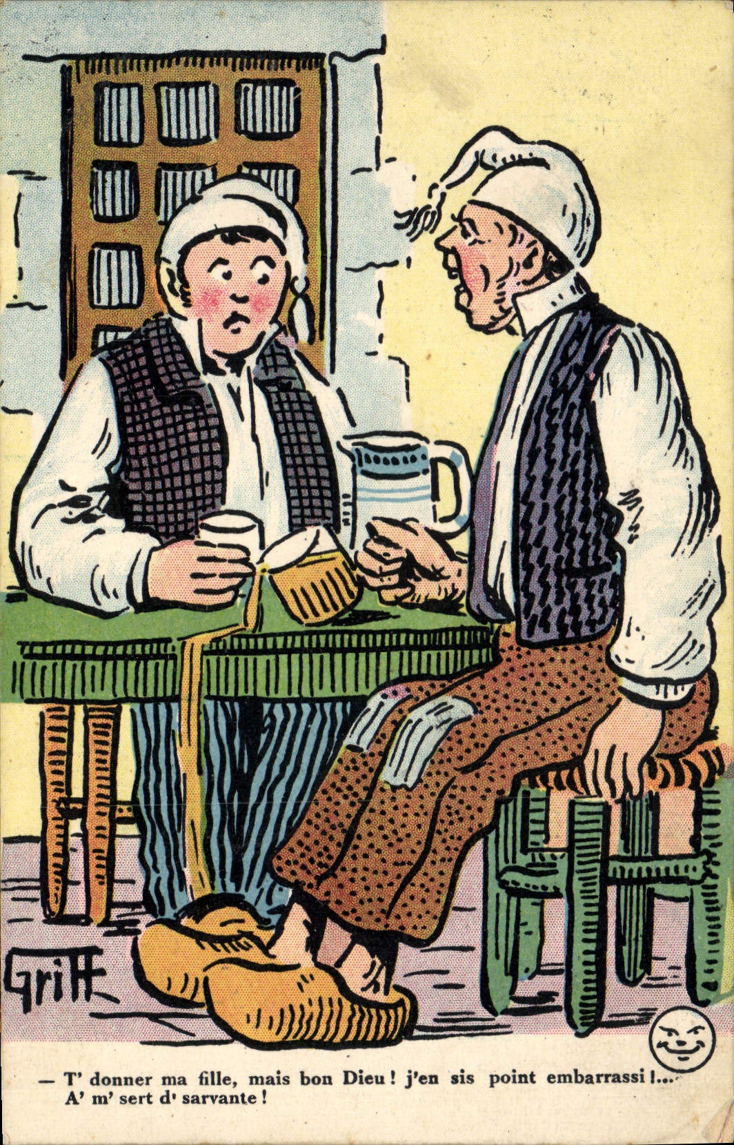 CPA Fantaisie Illustrateur Griff 