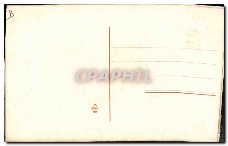 Sainte Catherine — carte postale brodée — éditeur inconnu — Achterkant