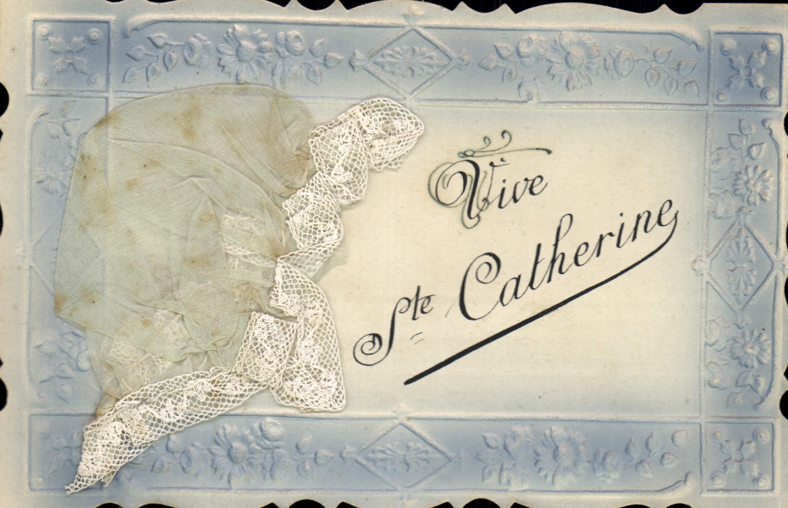 Sainte Catherine — carte postale religieuse — éditeur non identifié