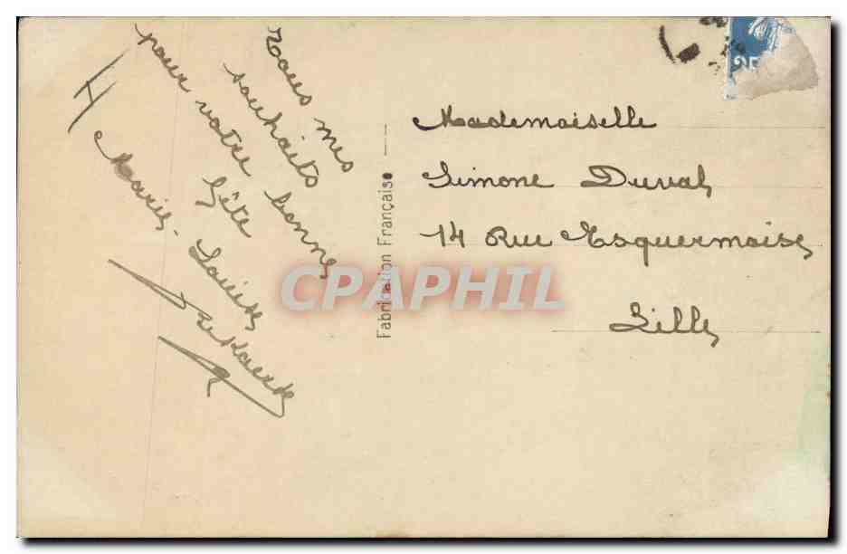 Atelathérine — Portrait féminin — Blevet 269 — Verso