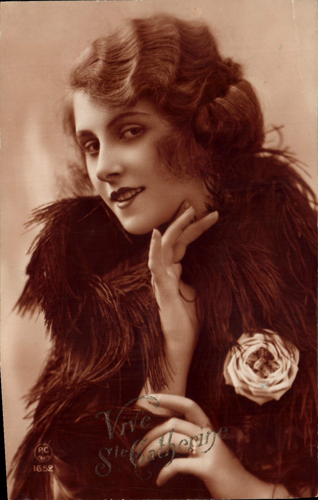 CPA Fantaisie Ste Catherine Femme 