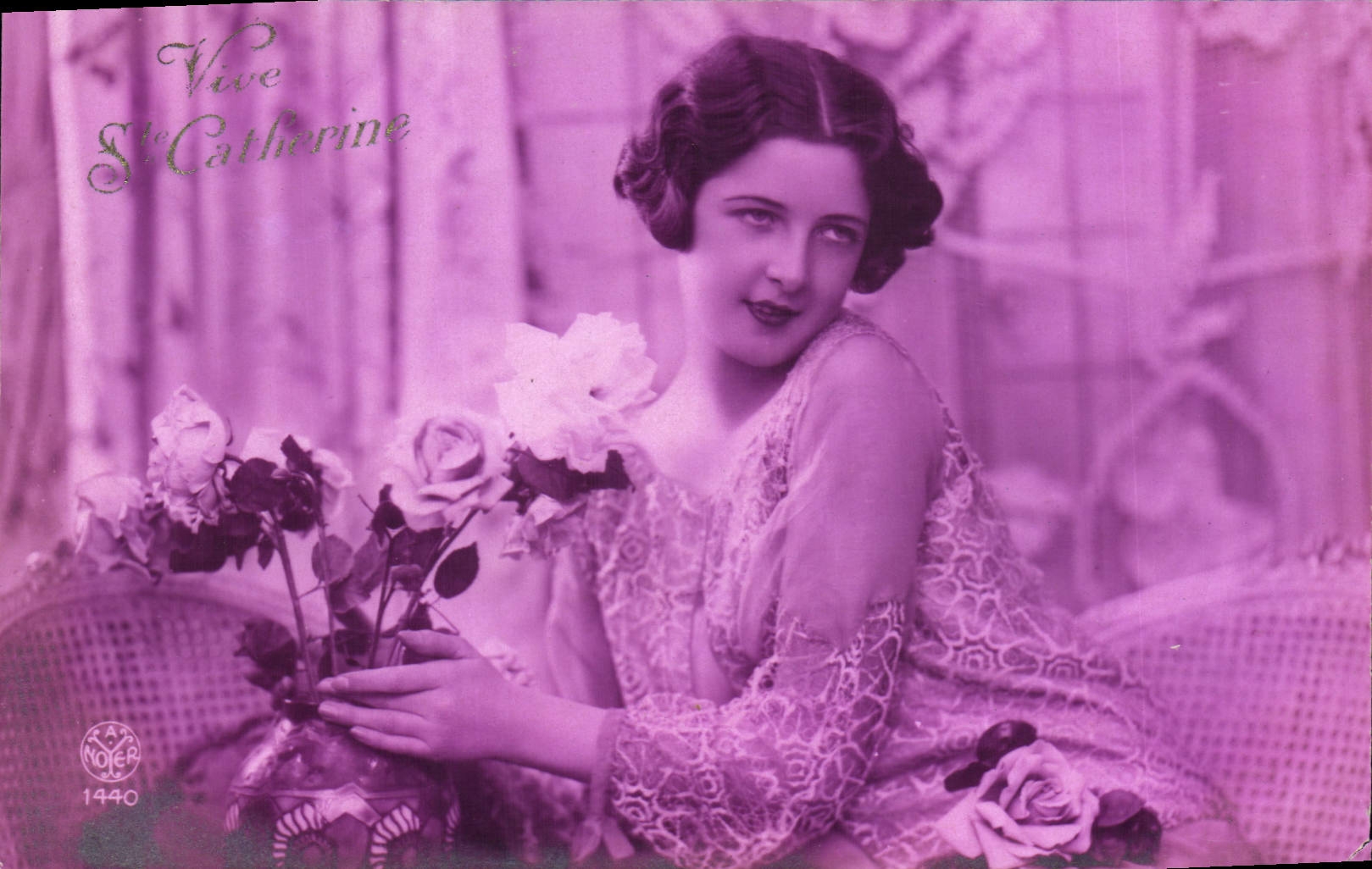 CPA Fantaisie Ste Catherine Femme 