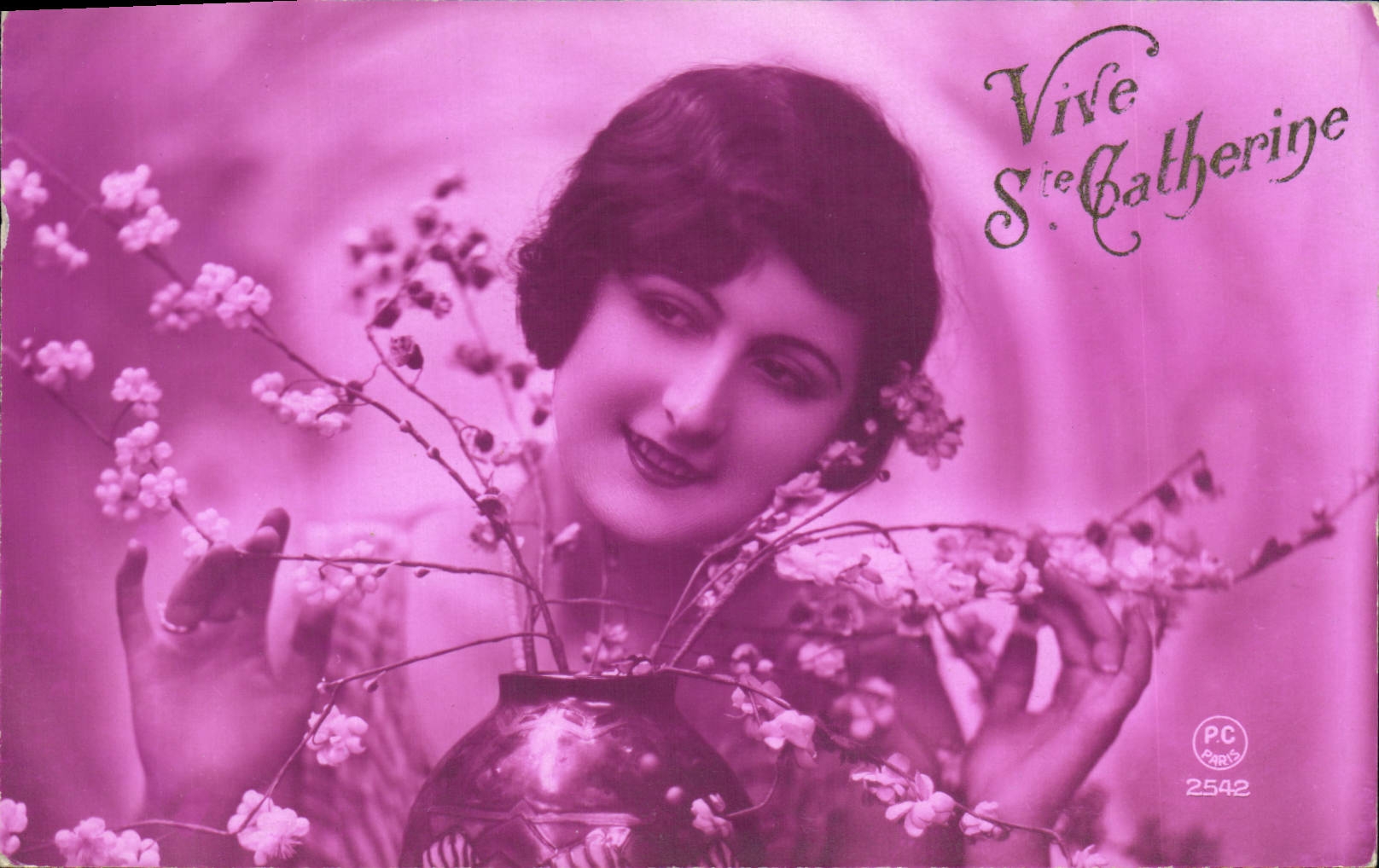 CPA Fantaisie Ste Catherine Femme 