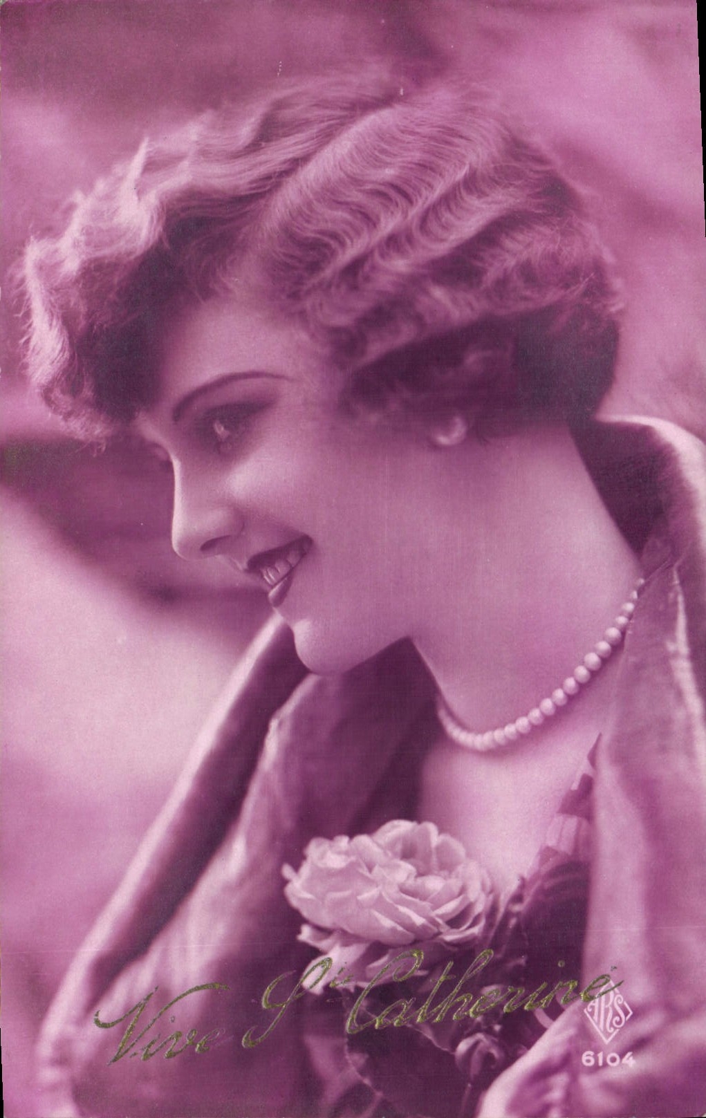 CPA Fantaisie Ste Catherine Femme 