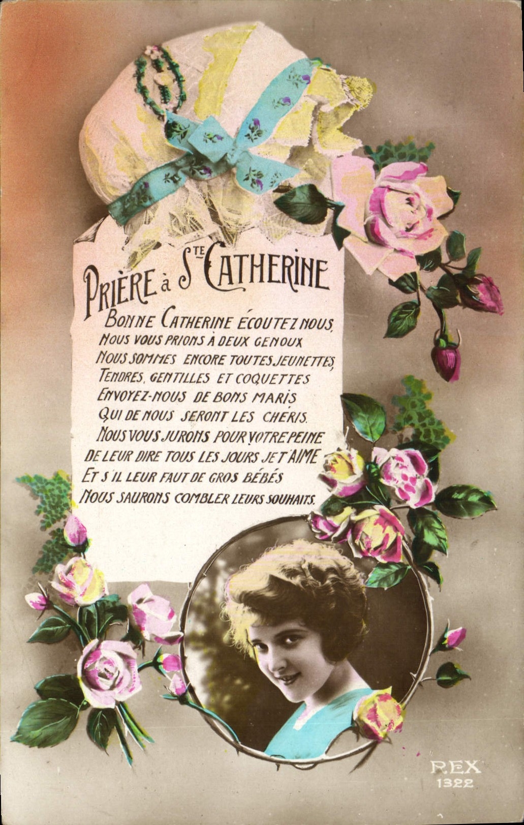 Prière à Sainte Catherine — éditeur REX, n° 1322