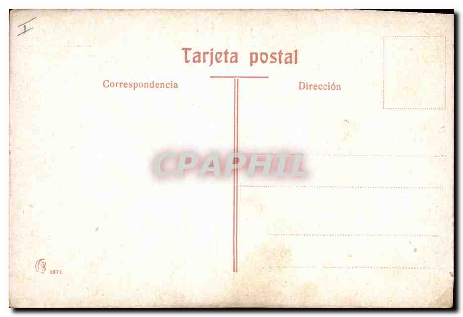 CPA Corrida Course de taureaux Un quite  — Rückseite