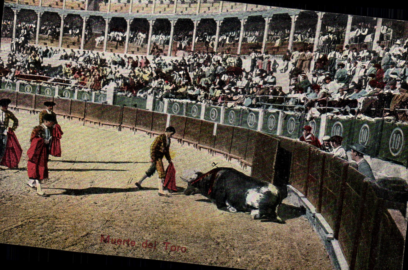 CPA Corrida Course de taureaux Muerte del toro 