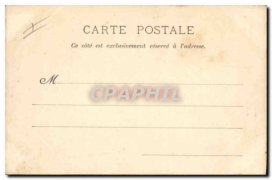 CPA Bateau Guerre Tourelle arriere du Pothuau  — Verso