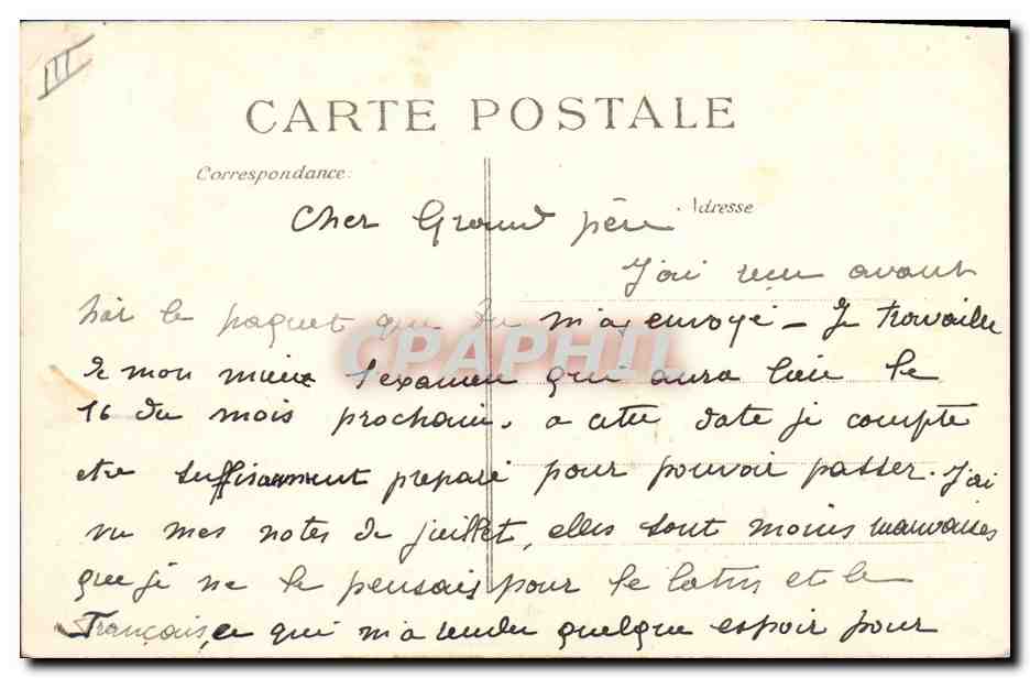 Marine Nationale — « Paris », Cuirassé d'Escadre dreadnought — Éditeur B.D. — Verso