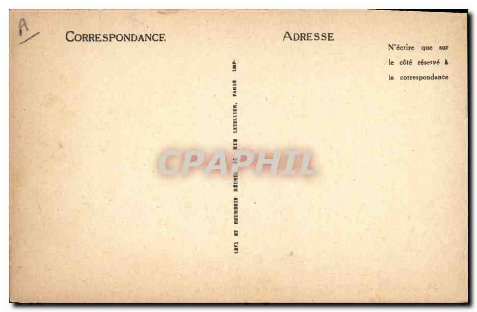 CPA Bateau Guerre Croiseur Primauguet  — Verso