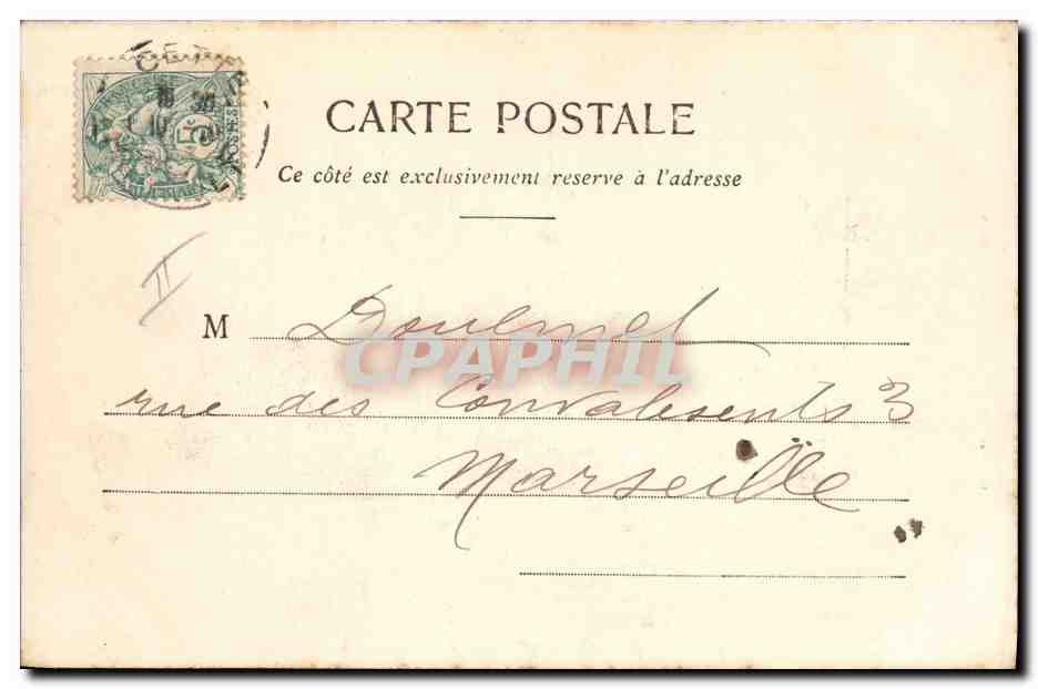 CPA Bateau Guerre Cette Escadre Le Pothuau  — Verso