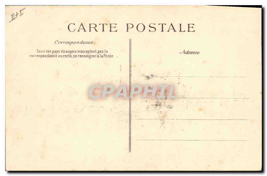 CPA Bateau Guerre Paris Cuirasse d'escadre Dreadnought  — Verso