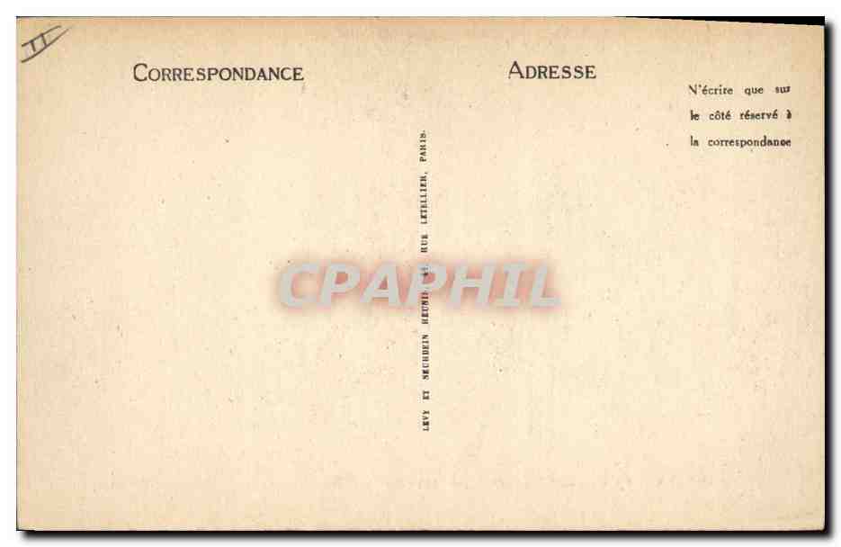 CPA Bateau Guerre Toulon Le cuirasse Patrie par gros temps  — Verso